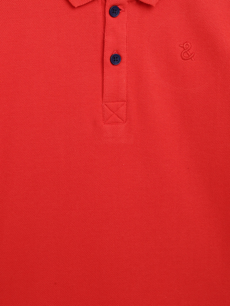 Boys Red Polo T-Shirt
