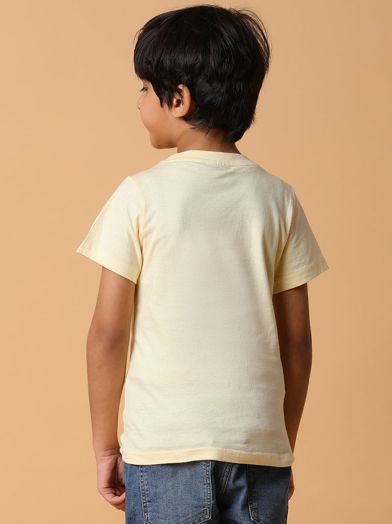 Boys Vanila Embroidery Cotton T-shirt