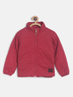 Boys/Girls Red Puffer Casual Jacket