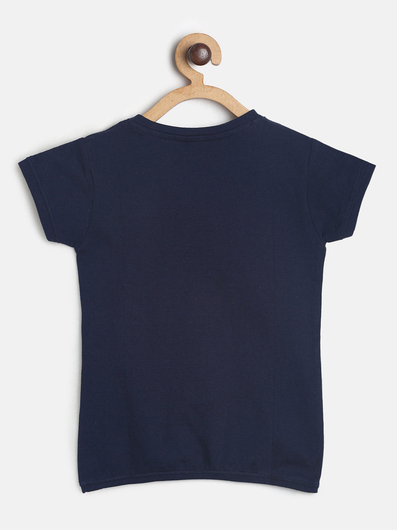 Girls Half Sleeve Printed T-shirt