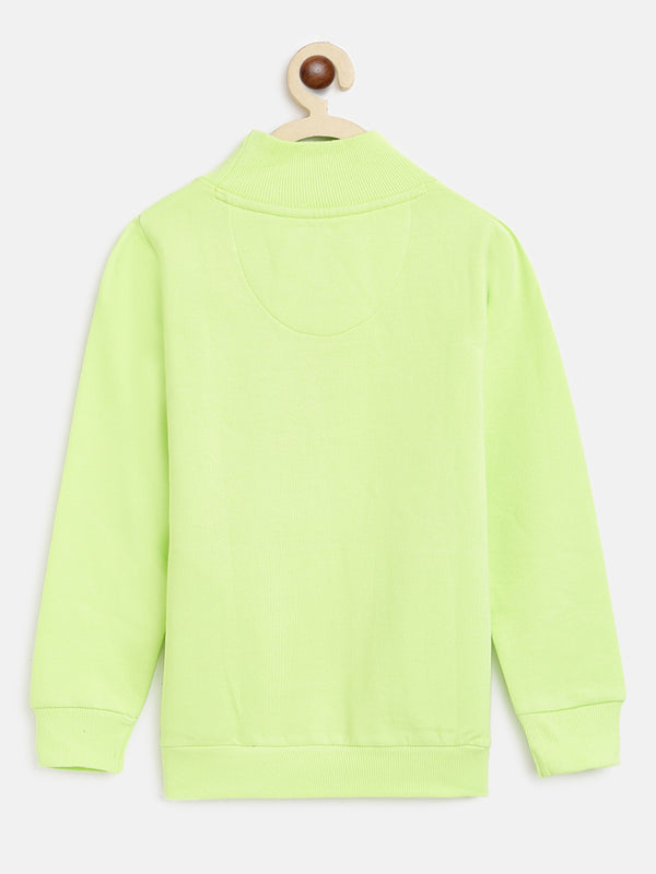 Boys Green Neon Sweatshirt 