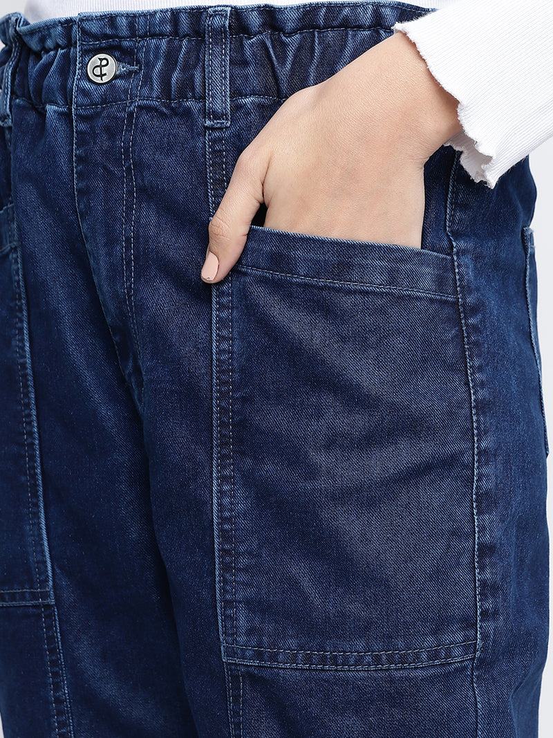 Women Dark Blue Denim Jeans
